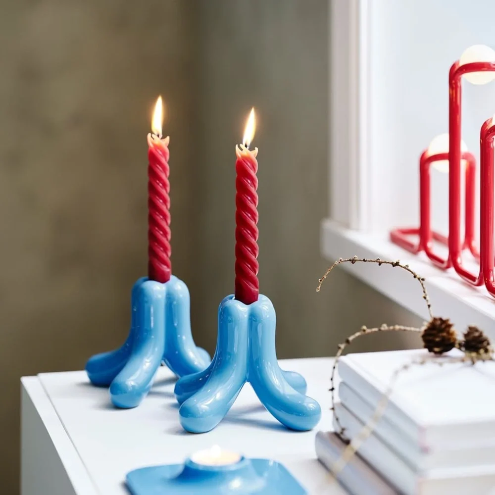 IKEA Blue Candle Holder